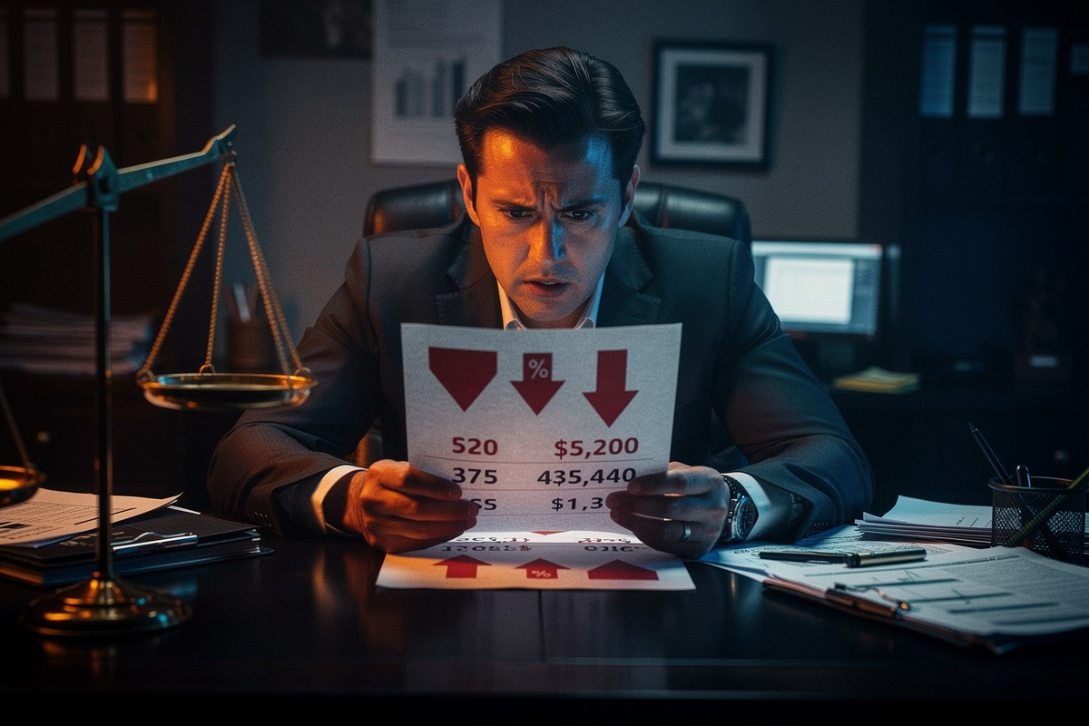 Bilan financier négatif : causes, obligations et solutions