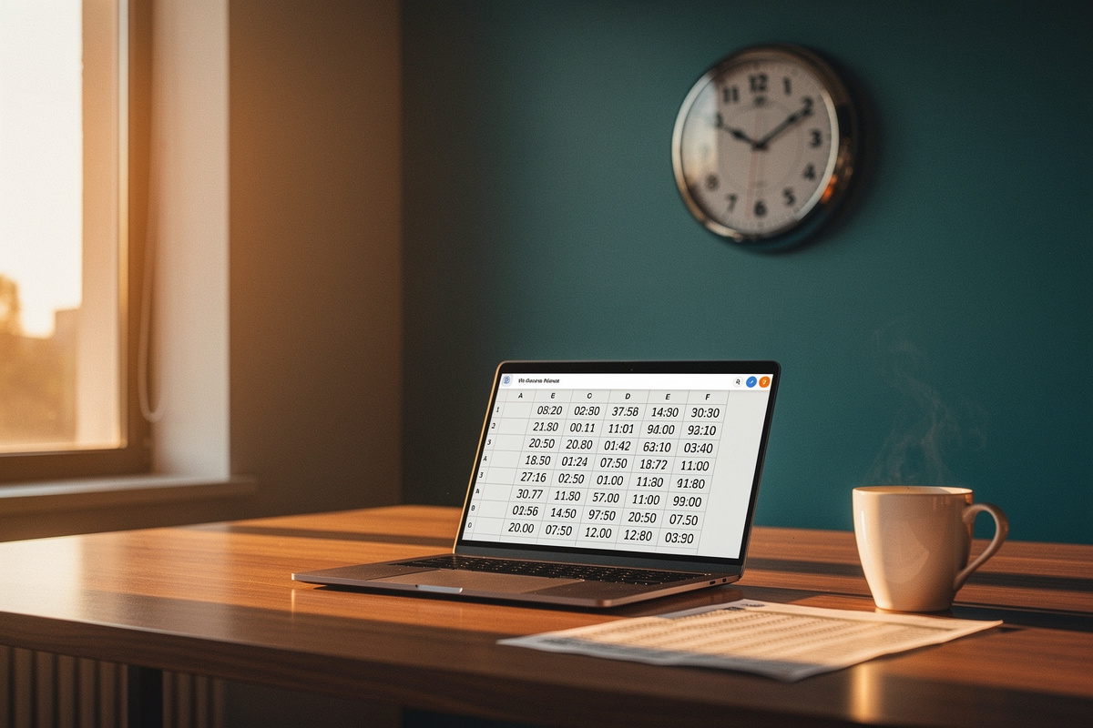 Convertir les heures en centièmes : méthode et tableau de conversion