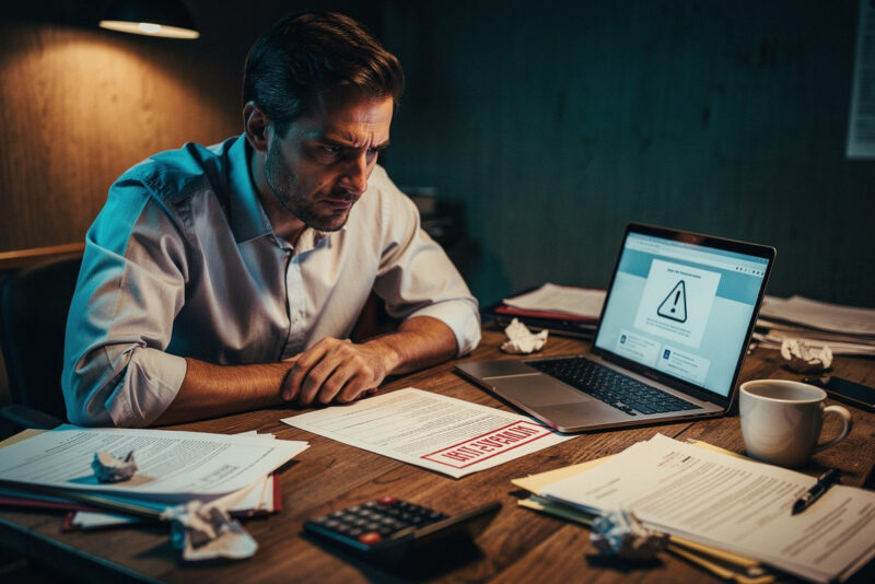 Bordereau de situation fiscale négatif : comment régulariser ?